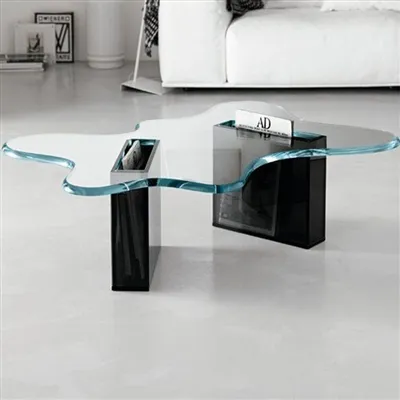 Style table basse en verre